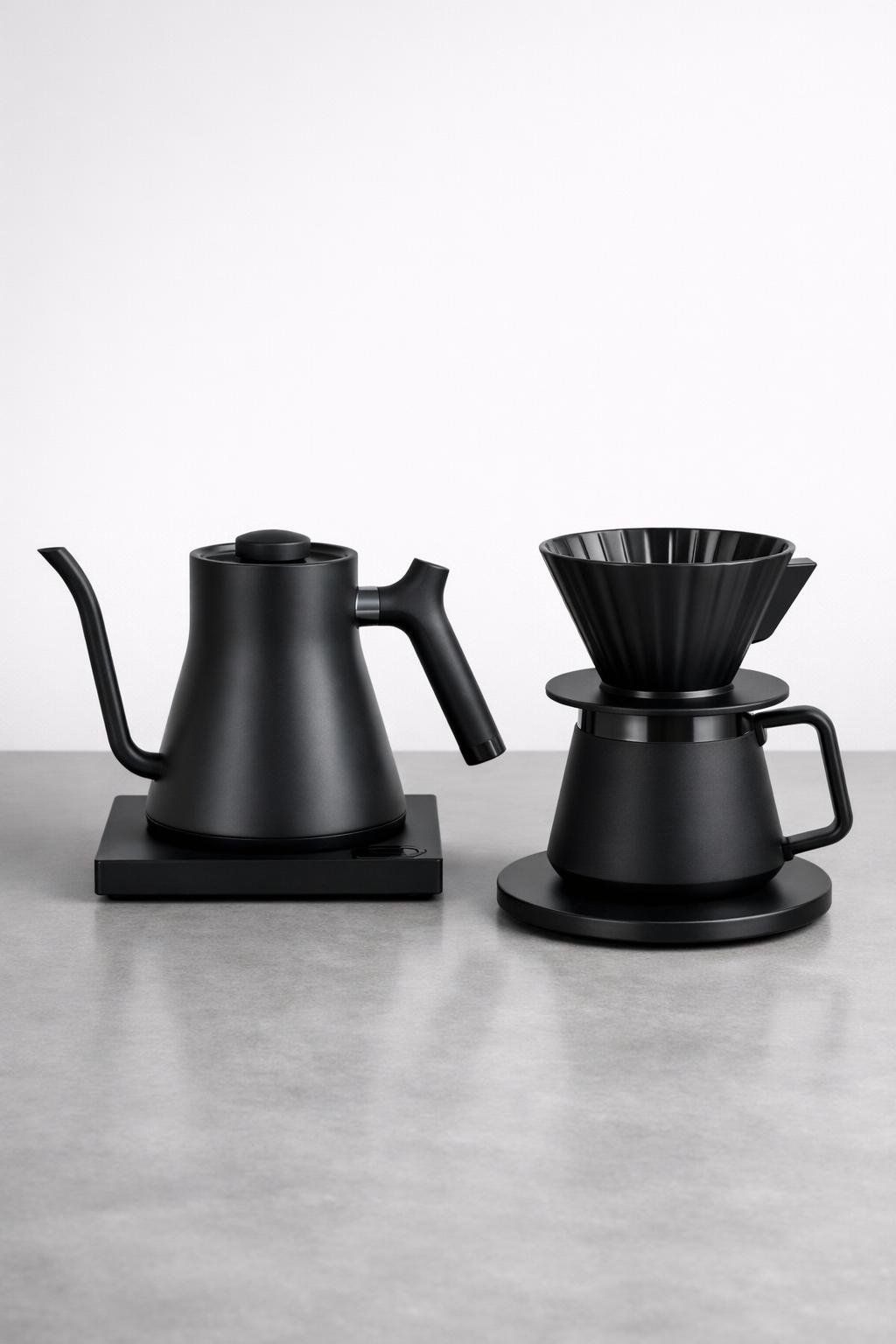 Fellow Stagg X pour over coffee set with gooseneck kettle and dripper